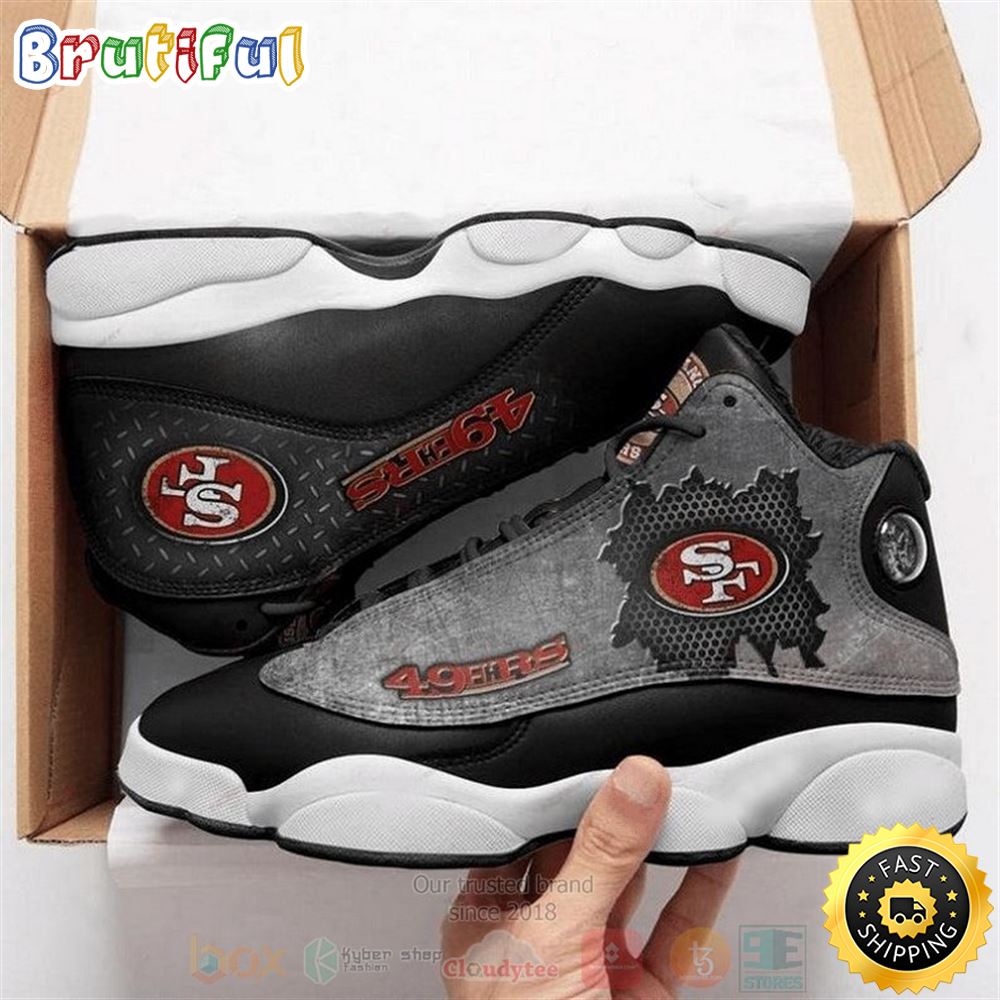 JWFancy San Francisco 49Ers AJ13 Sneakers Shoes For Men And Women