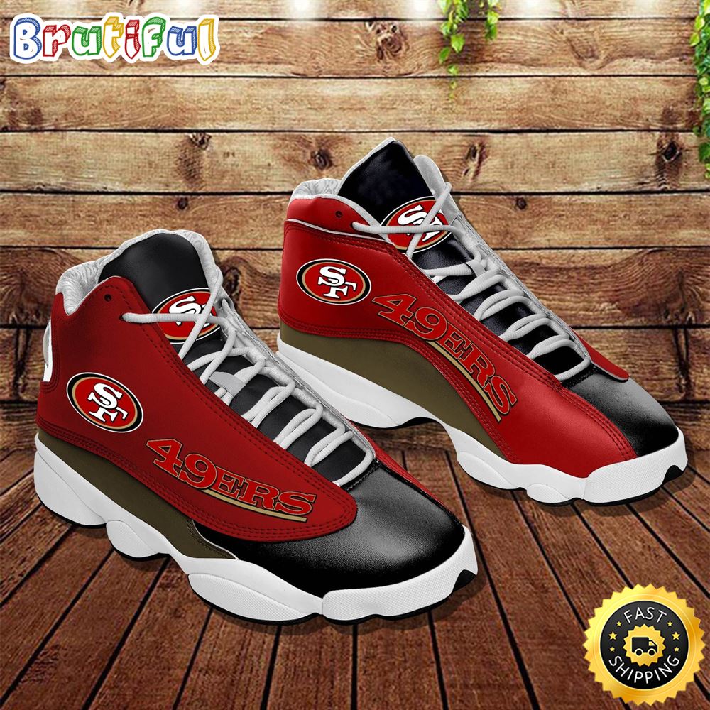 JWFancy San Francisco 49ers AJ13 Sneakers Shoes For Men And Women