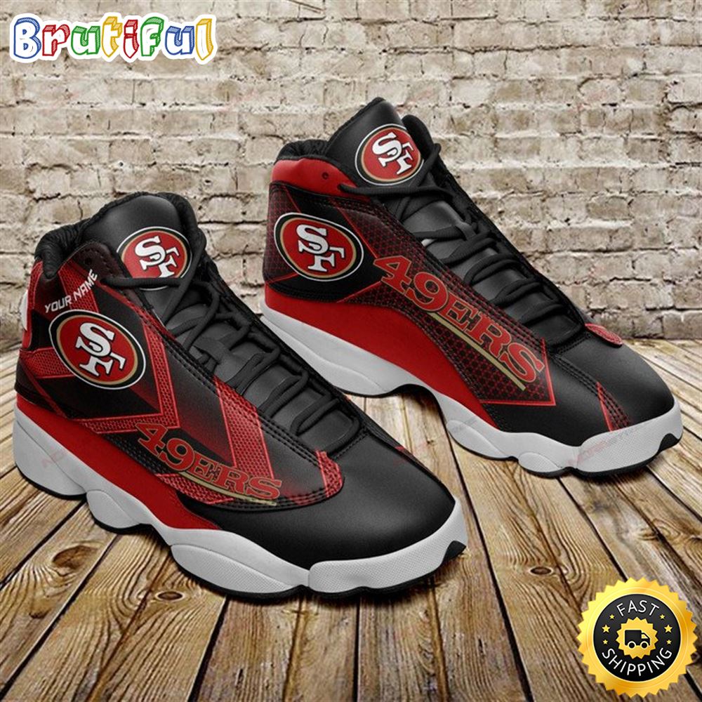 JWFancy San Francisco 49ers AJ13 Sneakers Shoes For Men And Women