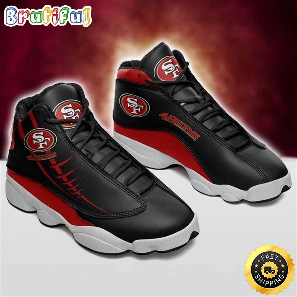 JWFancy San Francisco 49ers AJ13 Sneakers Shoes For Men And Women