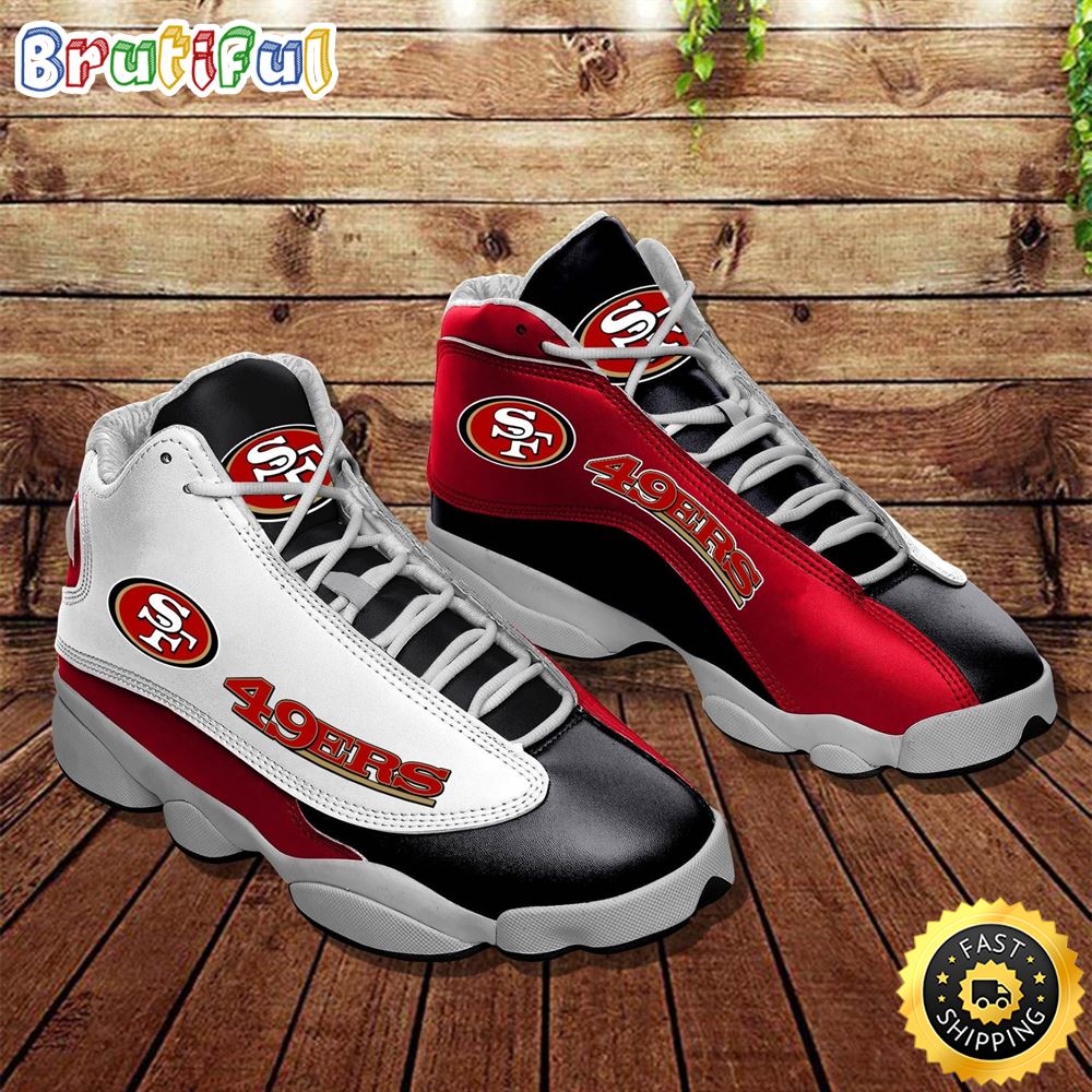 JWFancy San Francisco 49ers AJ13 Sneakers Shoes For Men And Women