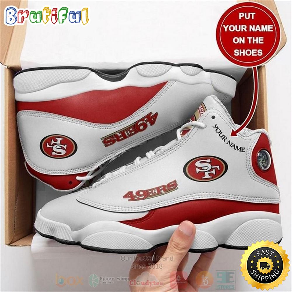 JWFancy San Francisco 49Ers AJ13 Sneakers Shoes For Men And Women