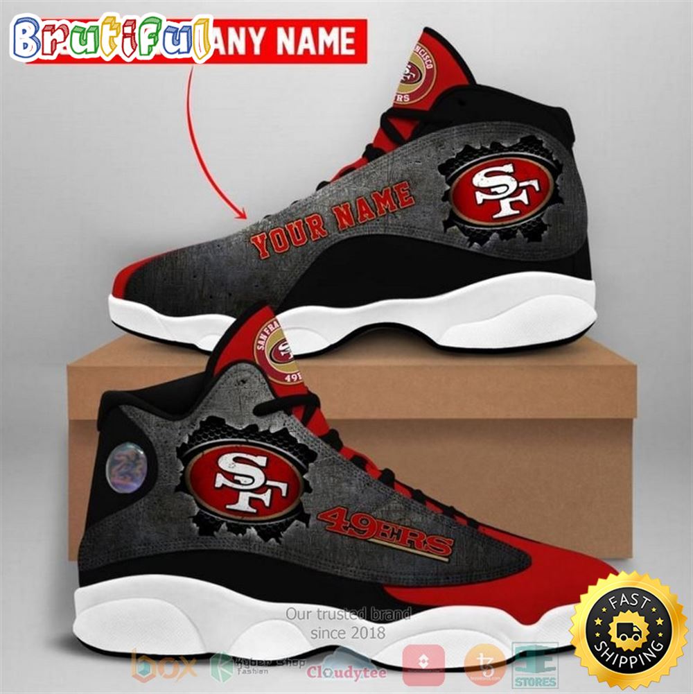 JWFancy San Francisco 49Ers AJ13 Sneakers Shoes For Men And Women