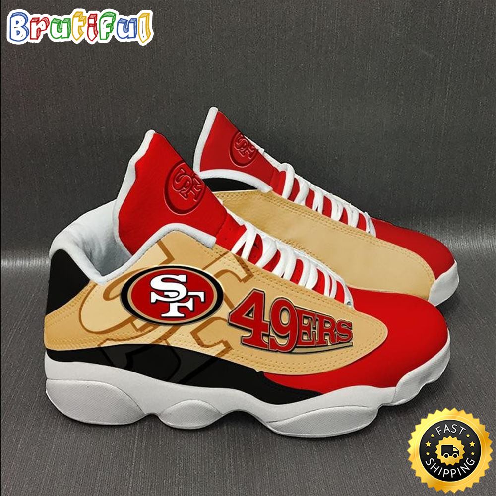 JWFancy San Francisco 49ers AJ13 Sneakers Shoes For Men And Women