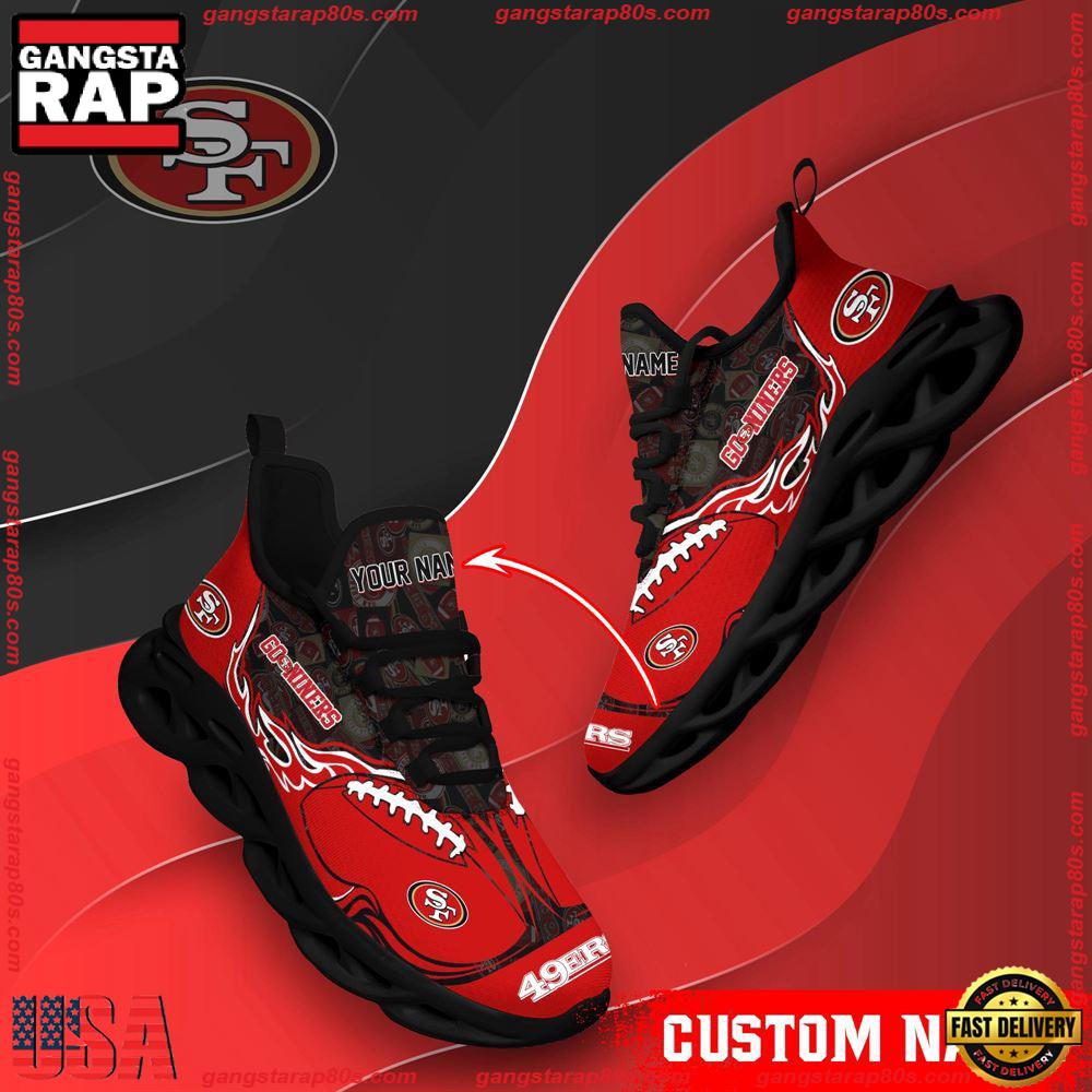 JWFancy San Francisco 49ers  Max Soul Shoes Sneakers For Men And Women