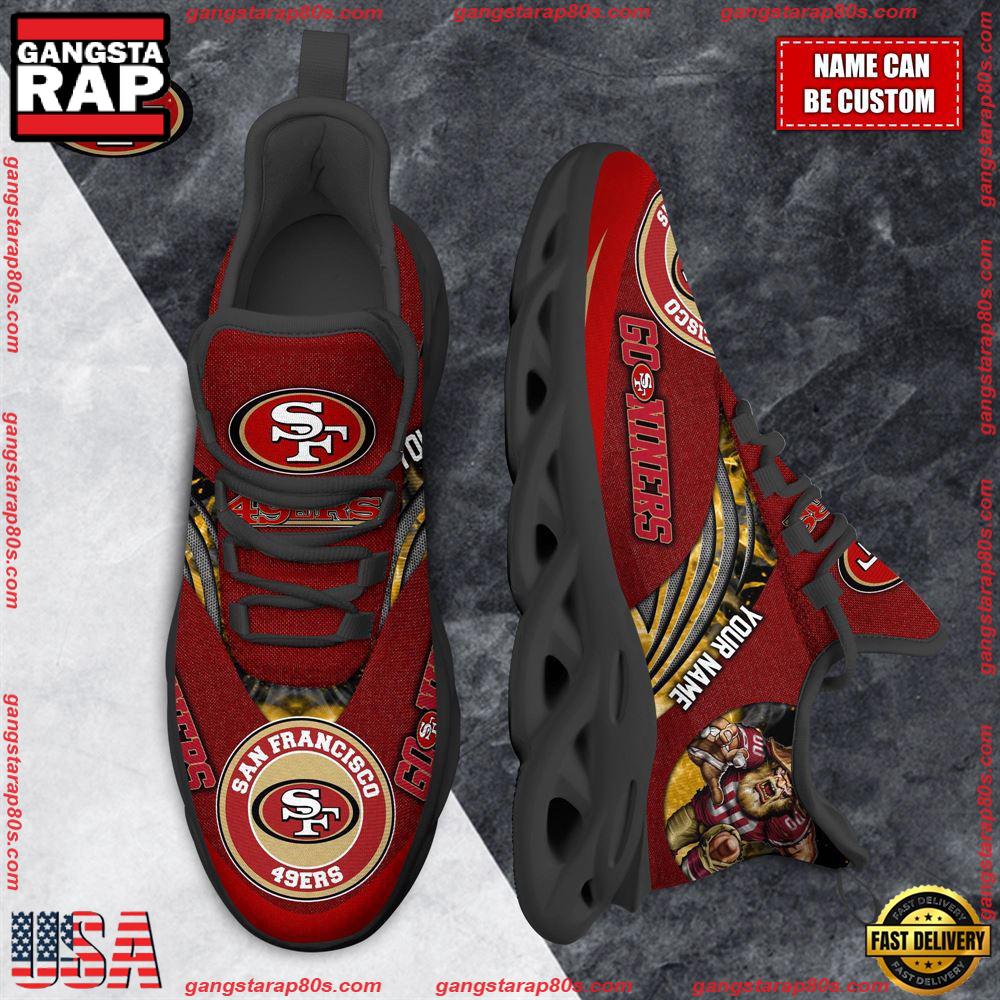 JWFancy San Francisco 49ers  Max Soul Shoes Sneakers For Men And Women