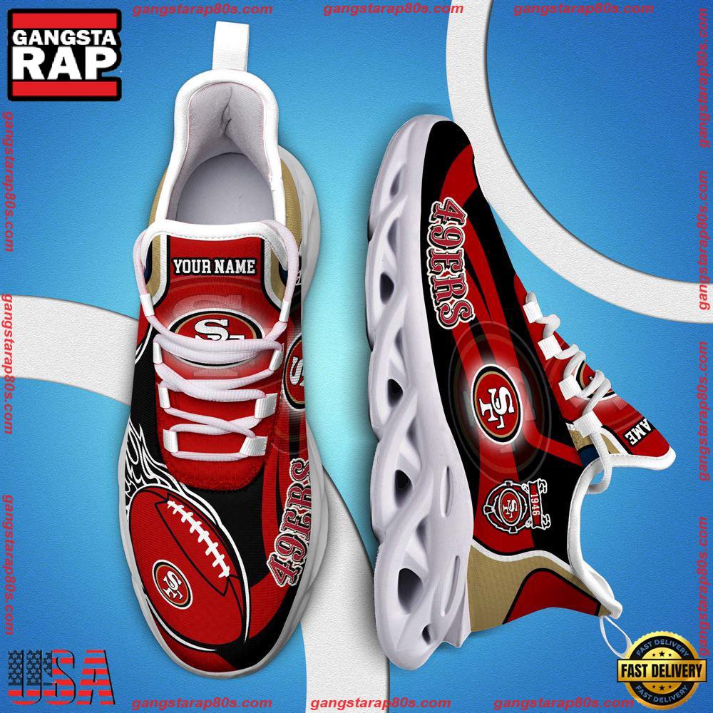 JWFancy San Francisco 49ers  Max Soul Shoes Sneakers For Men And Women