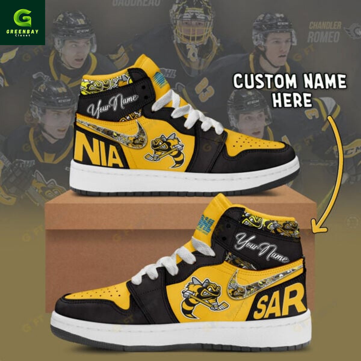 JWFancy Sarnia Sting AJ1 High Sneakers Shoes For Men And Women