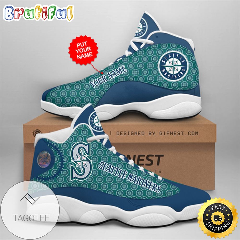 JWFancy Seattle Mariners AJ13 Sneakers Shoes For Men And Women