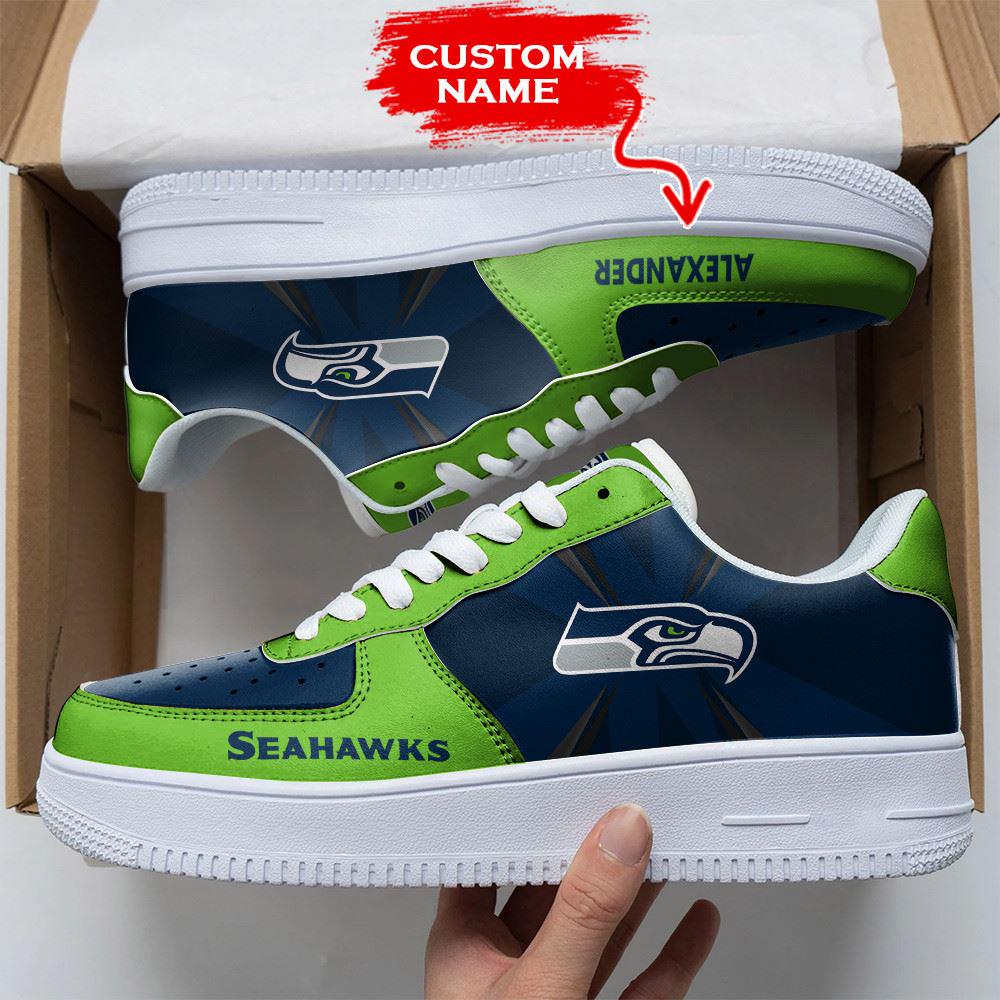 JWFancy Seattle Seahawks Air Low-Top Sneakers Shoes For Men And Women