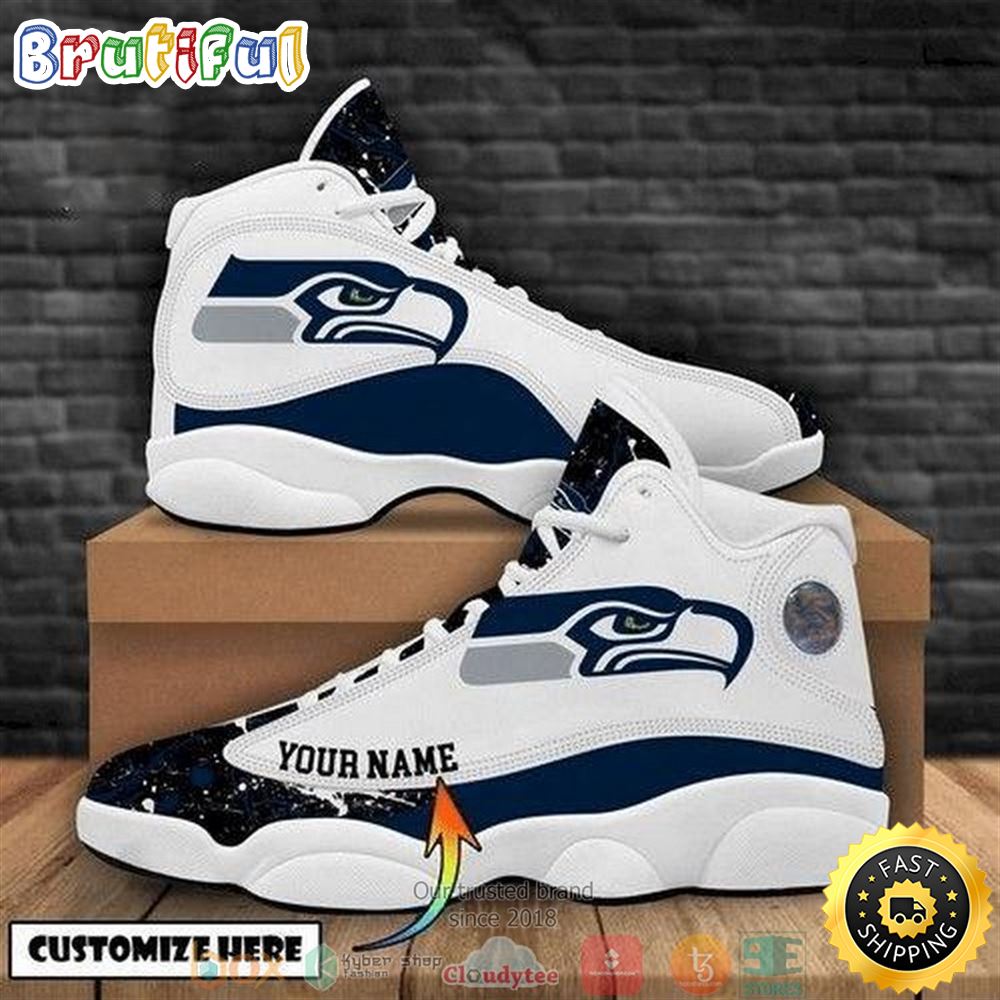 JWFancy Seattle Seahawks AJ13 Sneakers Shoes For Men And Women