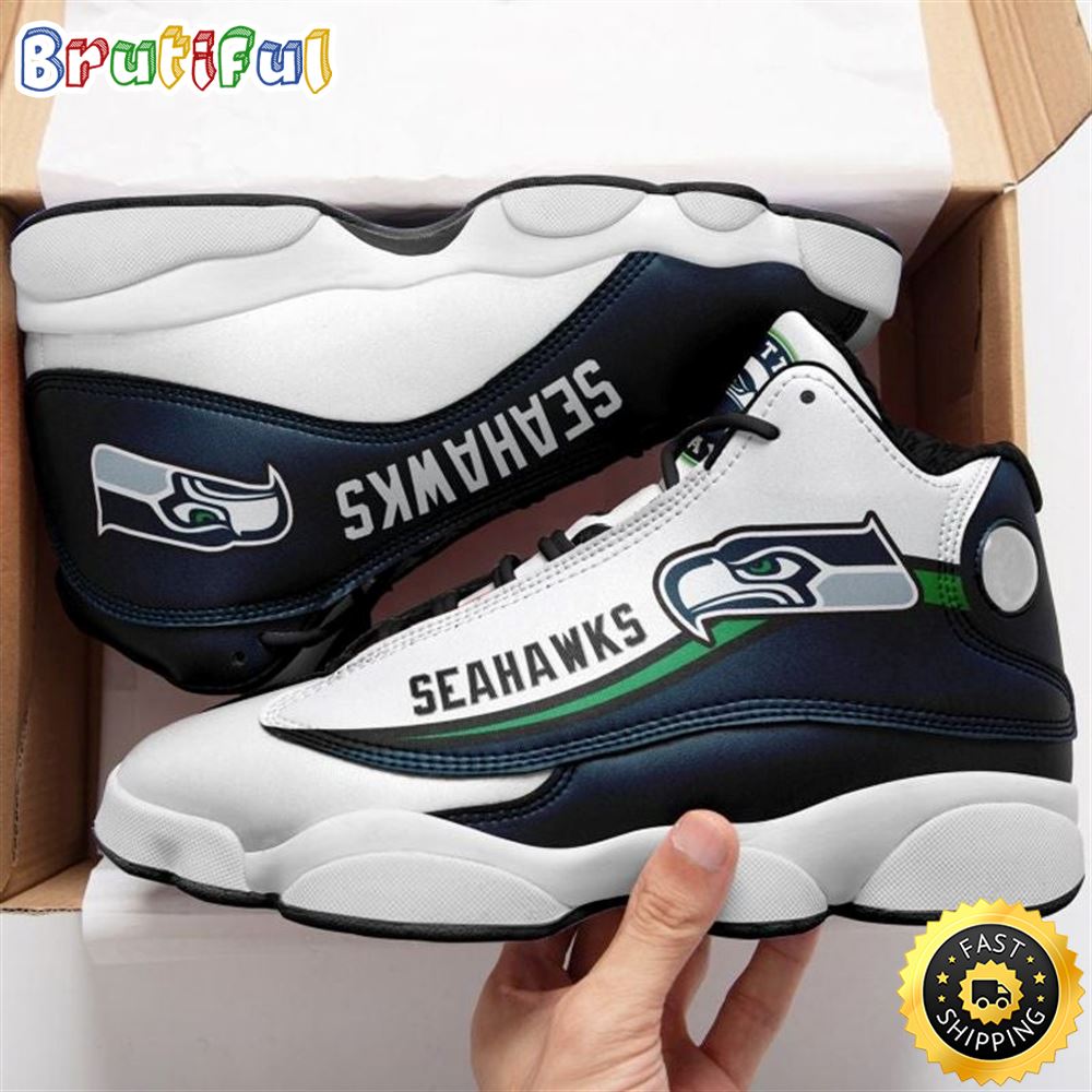 JWFancy Seattle Seahawks AJ13 Sneakers Shoes For Men And Women
