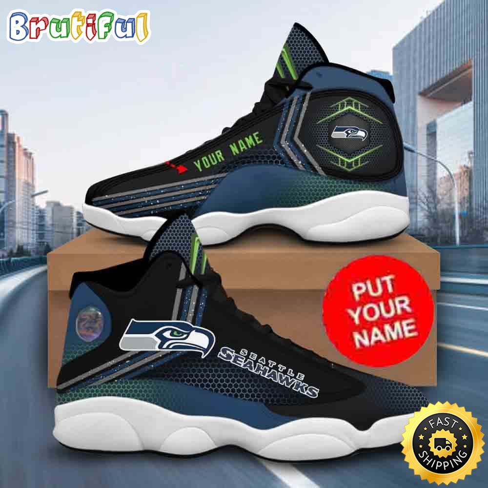 JWFancy Seattle Seahawks AJ13 Sneakers Shoes For Men And Women