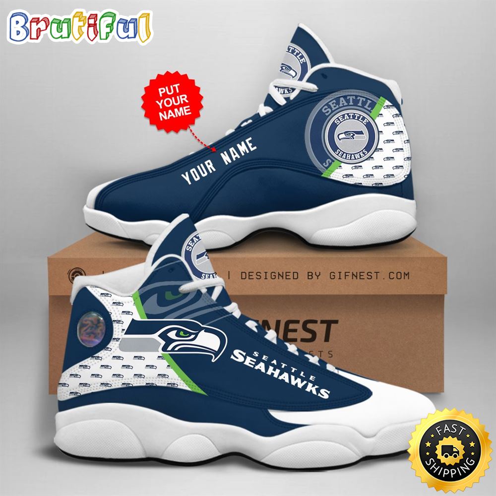 JWFancy Seattle Seahawks AJ13 Sneakers Shoes For Men And Women