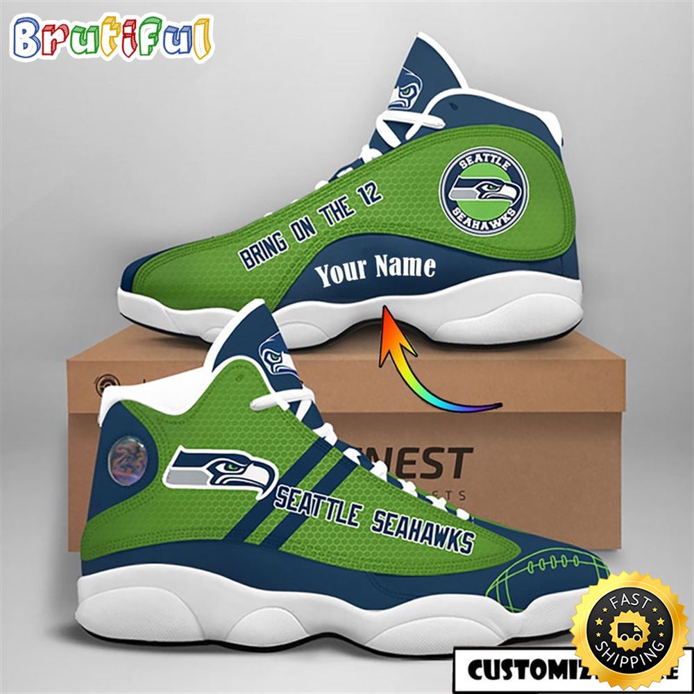 JWFancy Seattle Seahawks AJ13 Sneakers Shoes For Men And Women