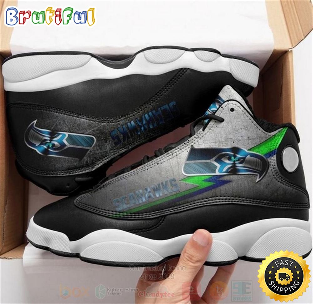 JWFancy Seattle Seahawks  AJ13 Sneakers Shoes For Men And Women