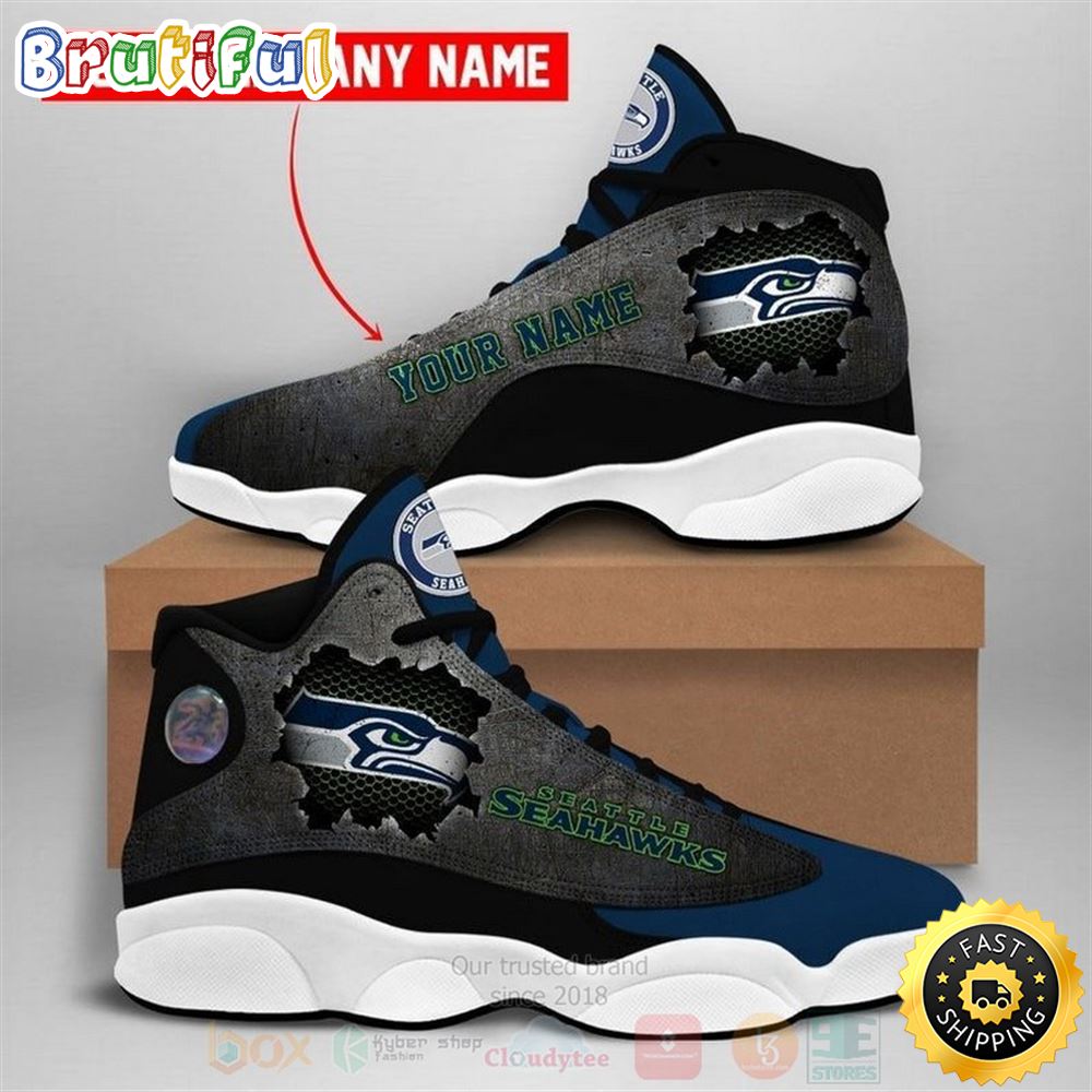 JWFancy Seattle Seahawks AJ13 Sneakers Shoes For Men And Women