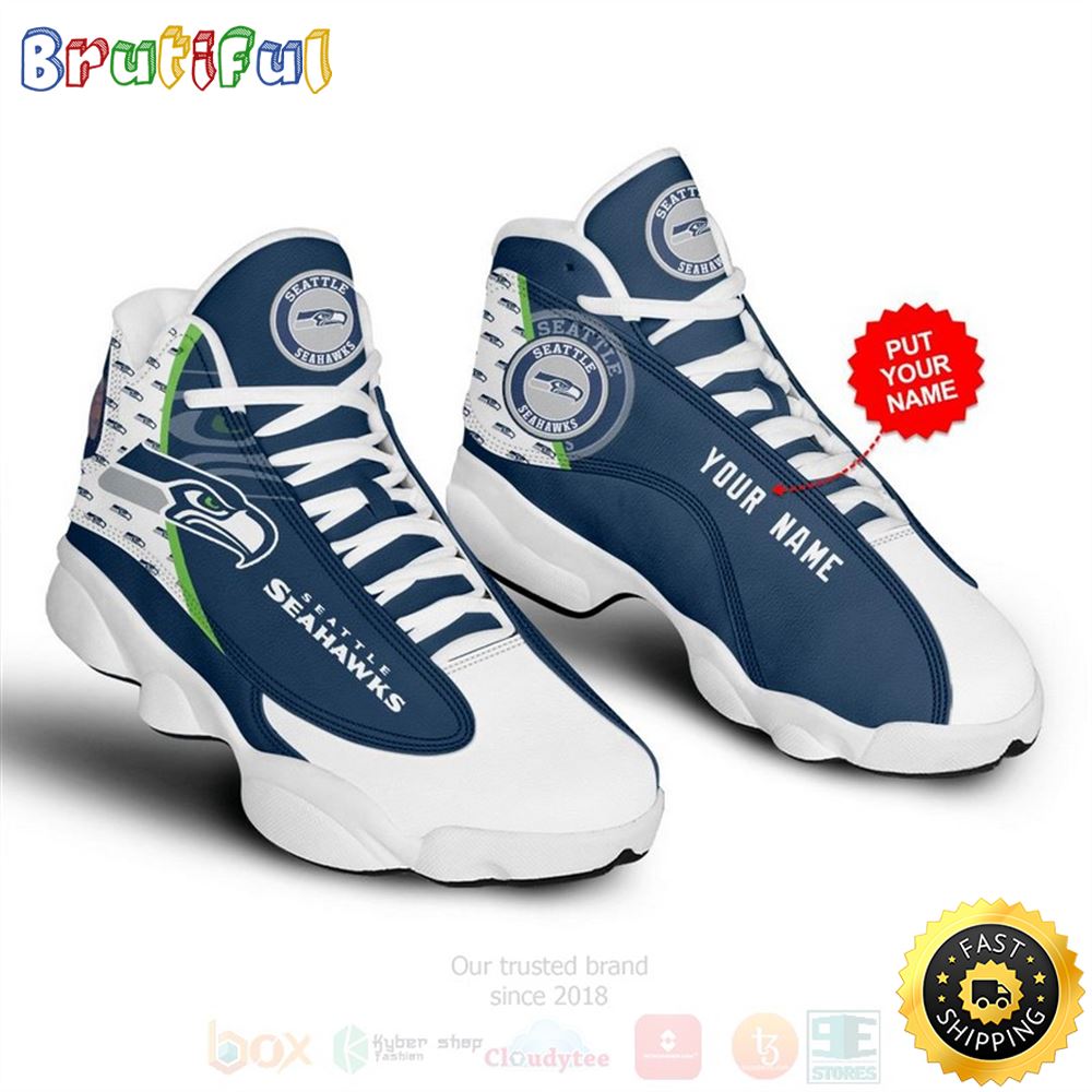 JWFancy Seattle Seahawks AJ13 Sneakers Shoes For Men And Women