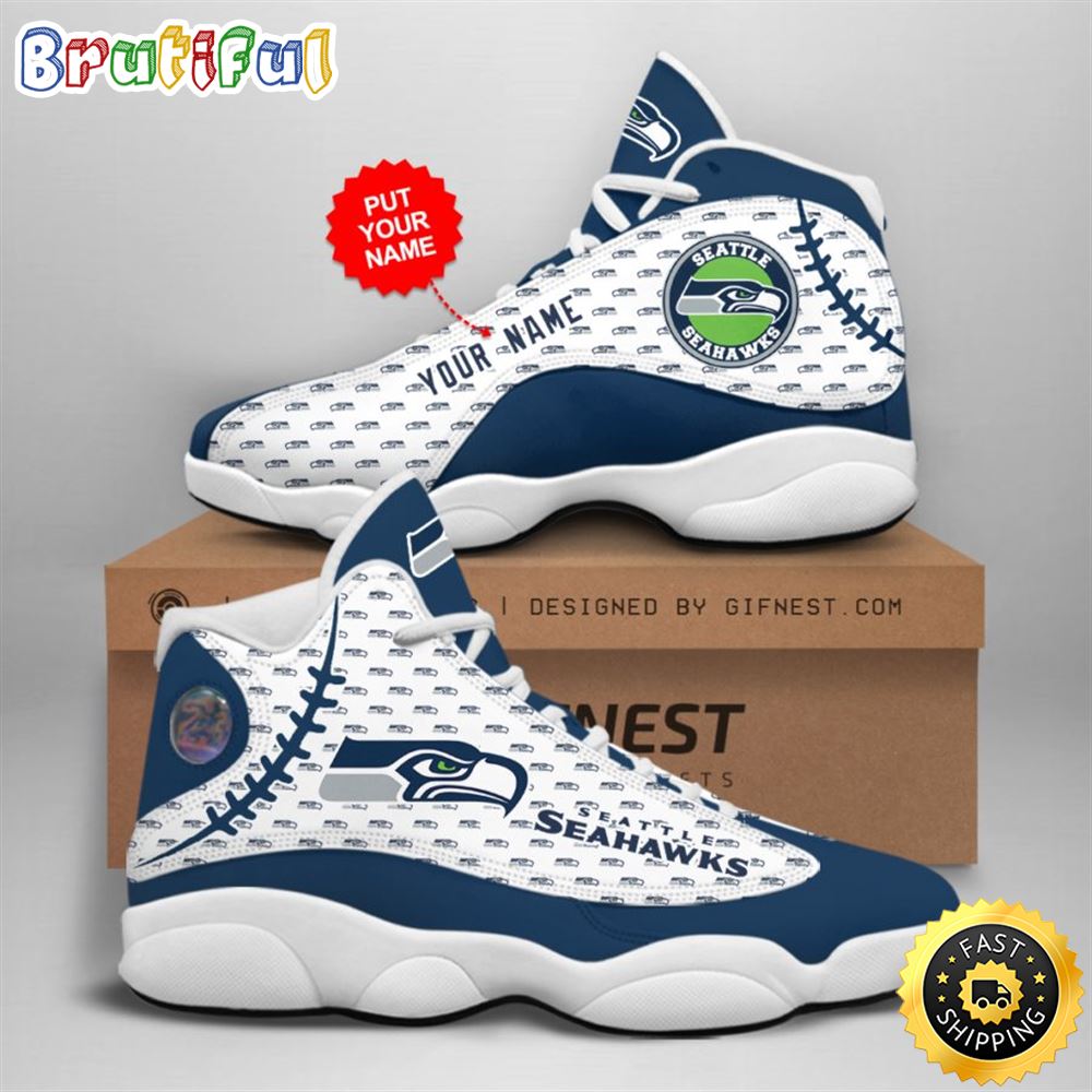 JWFancy Seattle Seahawks AJ13 Sneakers Shoes For Men And Women