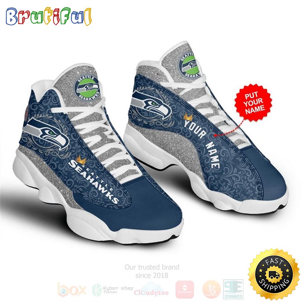 JWFancy Seattle Seahawks AJ13 Sneakers Shoes For Men And Women