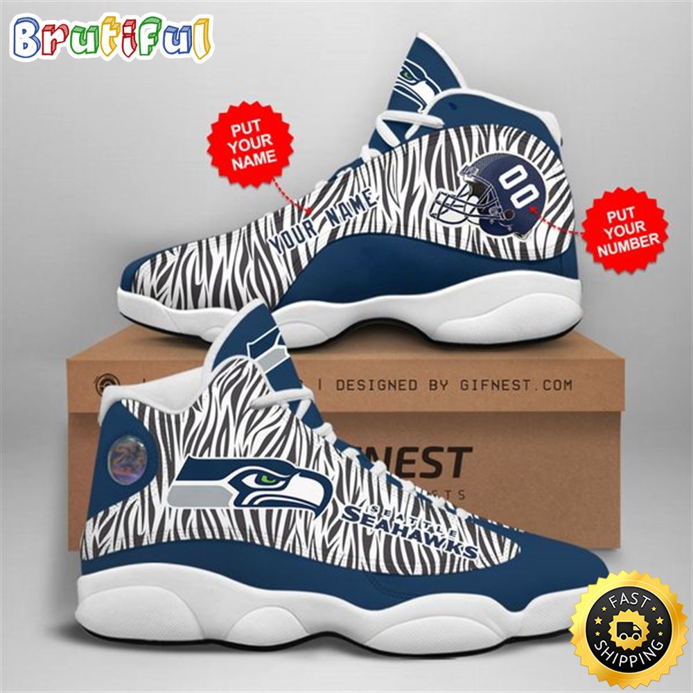 JWFancy Seattle Seahawks AJ13 Sneakers Shoes For Men And Women