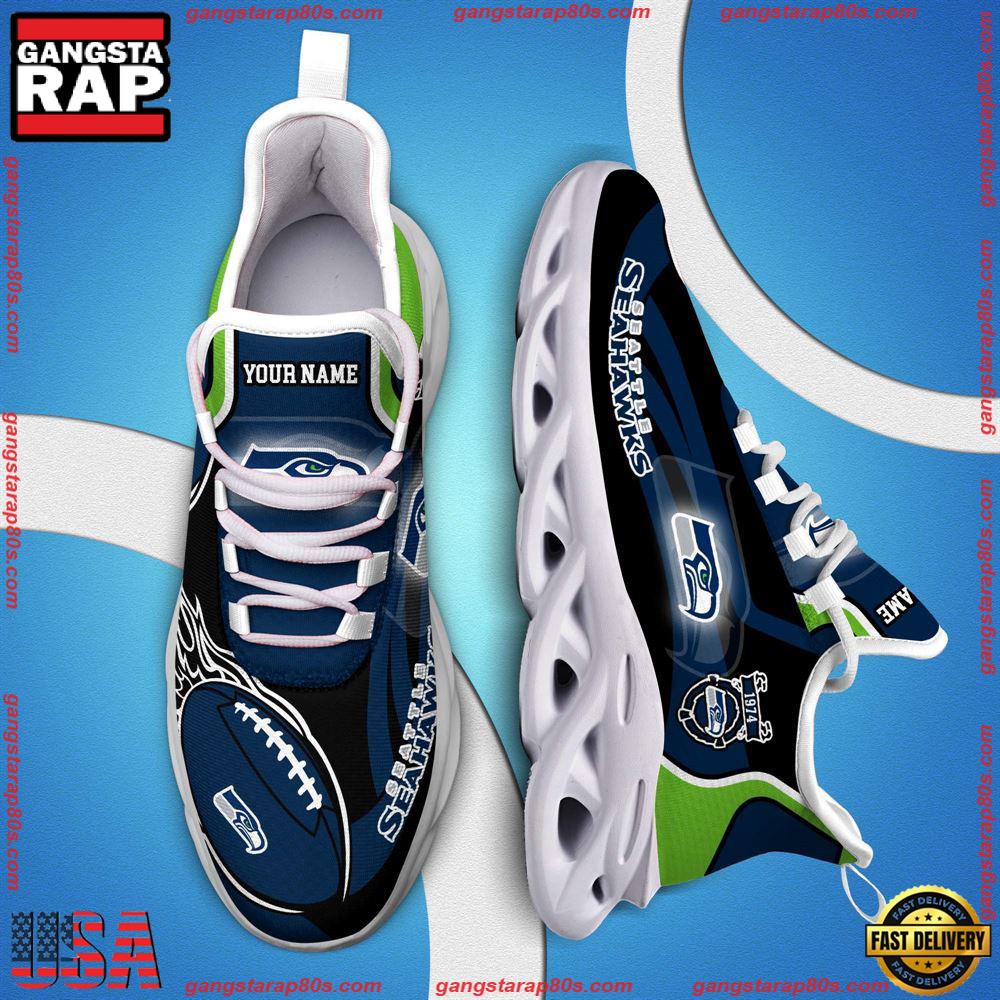 JWFancy Seattle Seahawks  Max Soul Shoes Sneakers For Men And Women