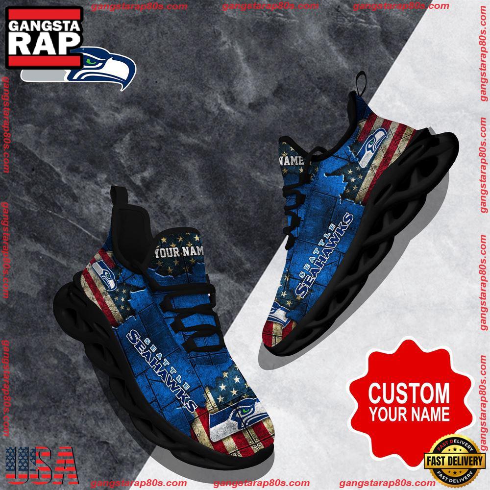 JWFancy Seattle Seahawks Max Soul Shoes Sneakers For Men And Women