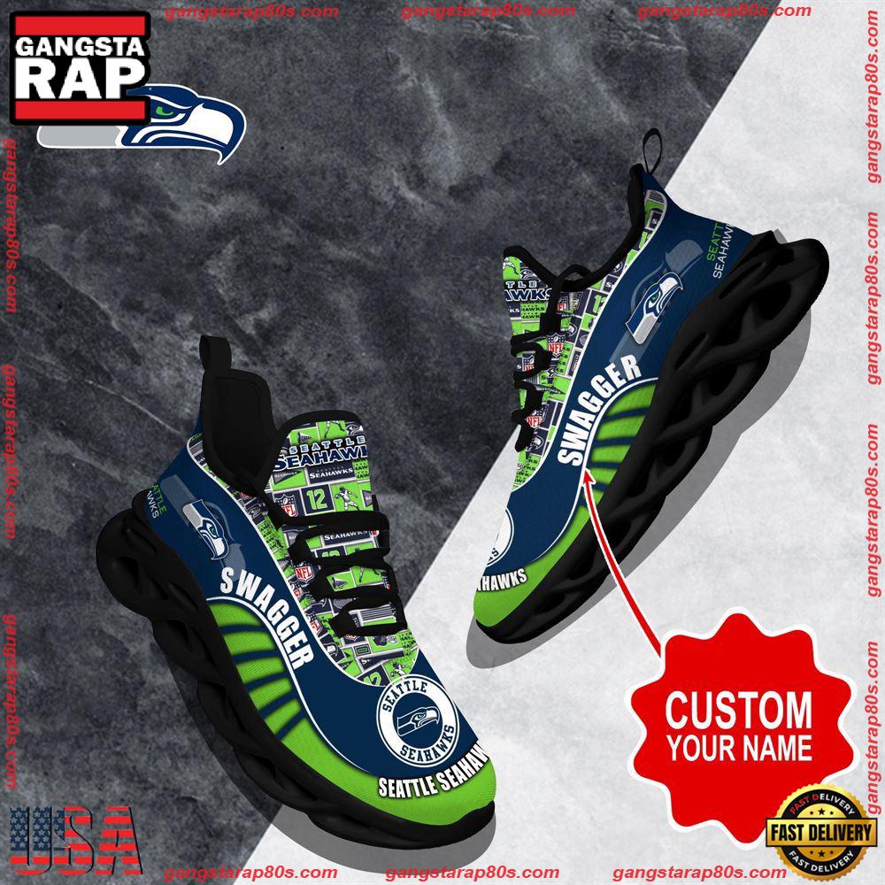 JWFancy Seattle Seahawks Max Soul Shoes Sneakers For Men And Women