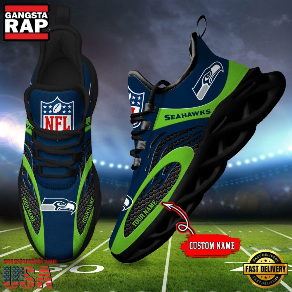 JWFancy Seattle Seahawks Max Soul Shoes Sneakers For Men And Women