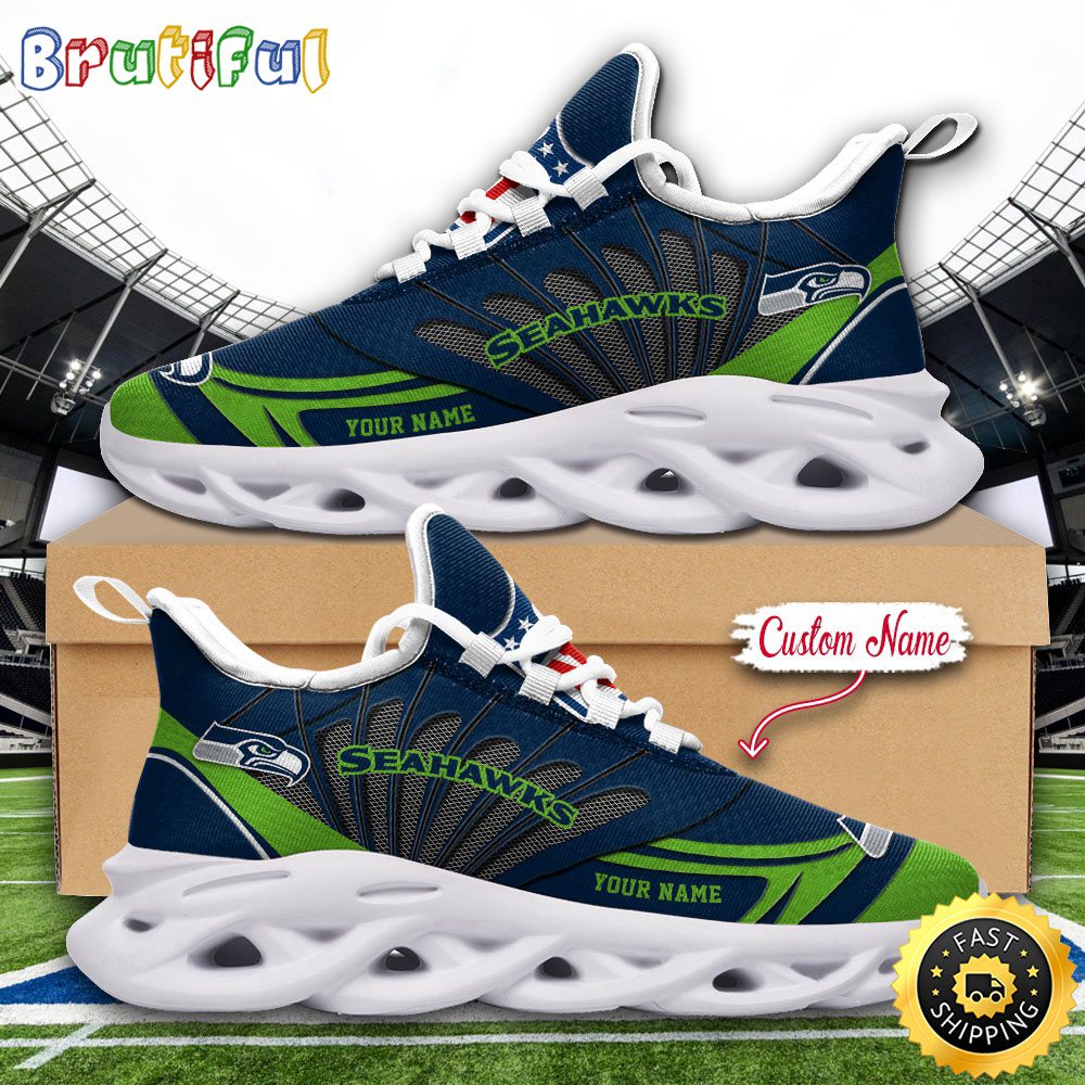 JWFancy Seattle Seahawks Max Soul Shoes Sneakers For Men And Women