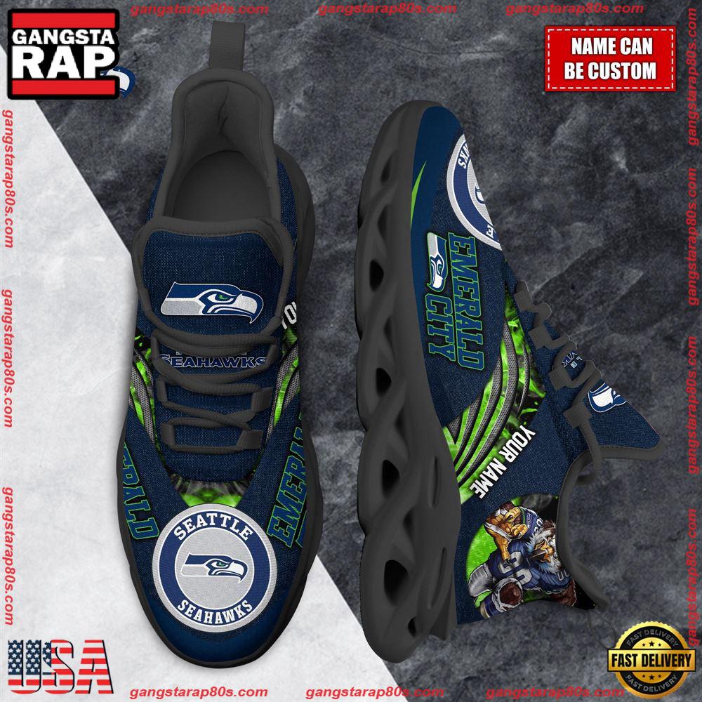 JWFancy Seattle Seahawks Max Soul Shoes Sneakers For Men And Women