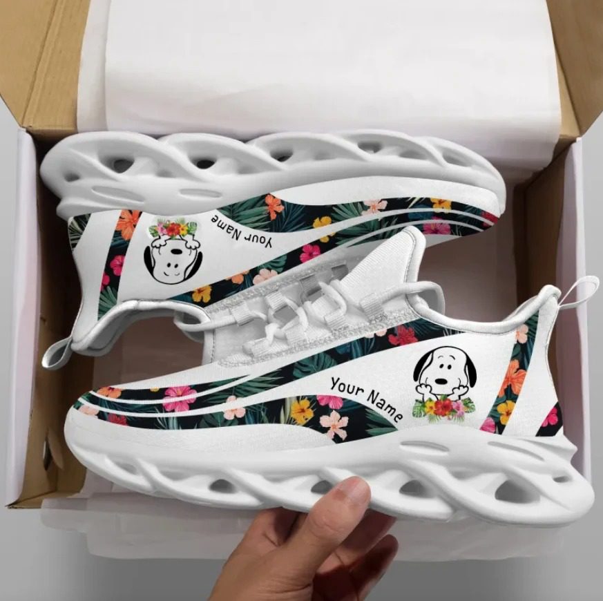 JWFancy Snoopy Flowers Max Soul Shoes Sneakers For Men And Women