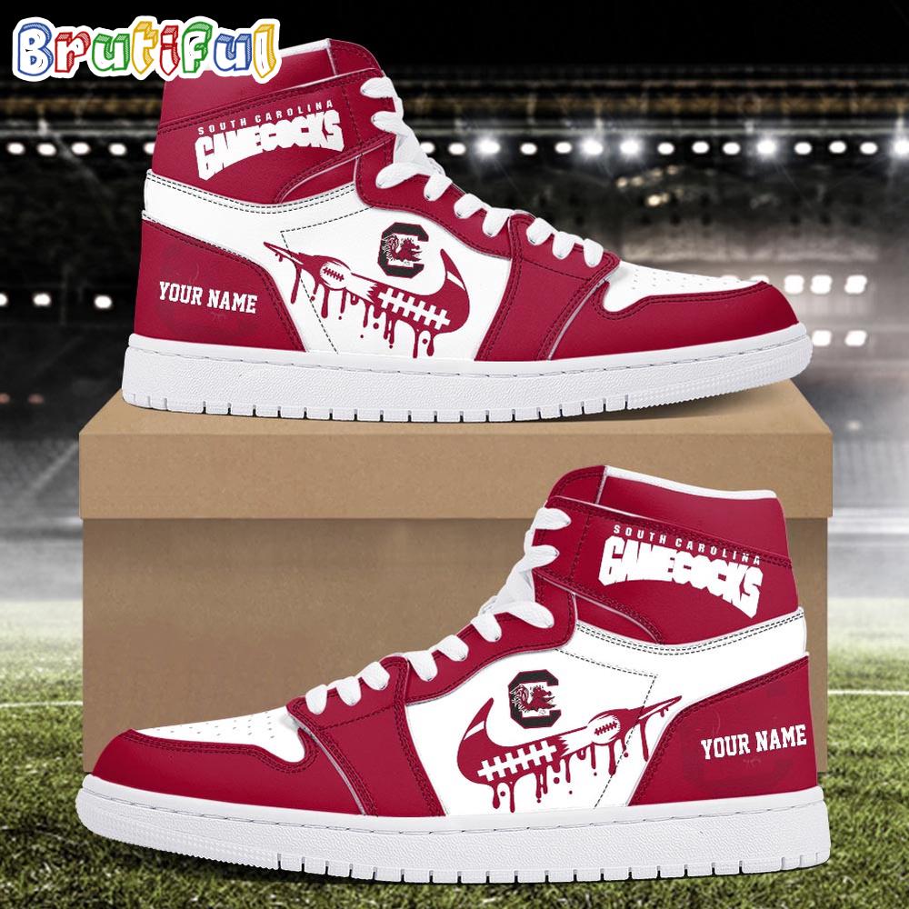 JWFancy South Carolina Gamecocks AJ1 High Sneakers Shoes For Men And Women
