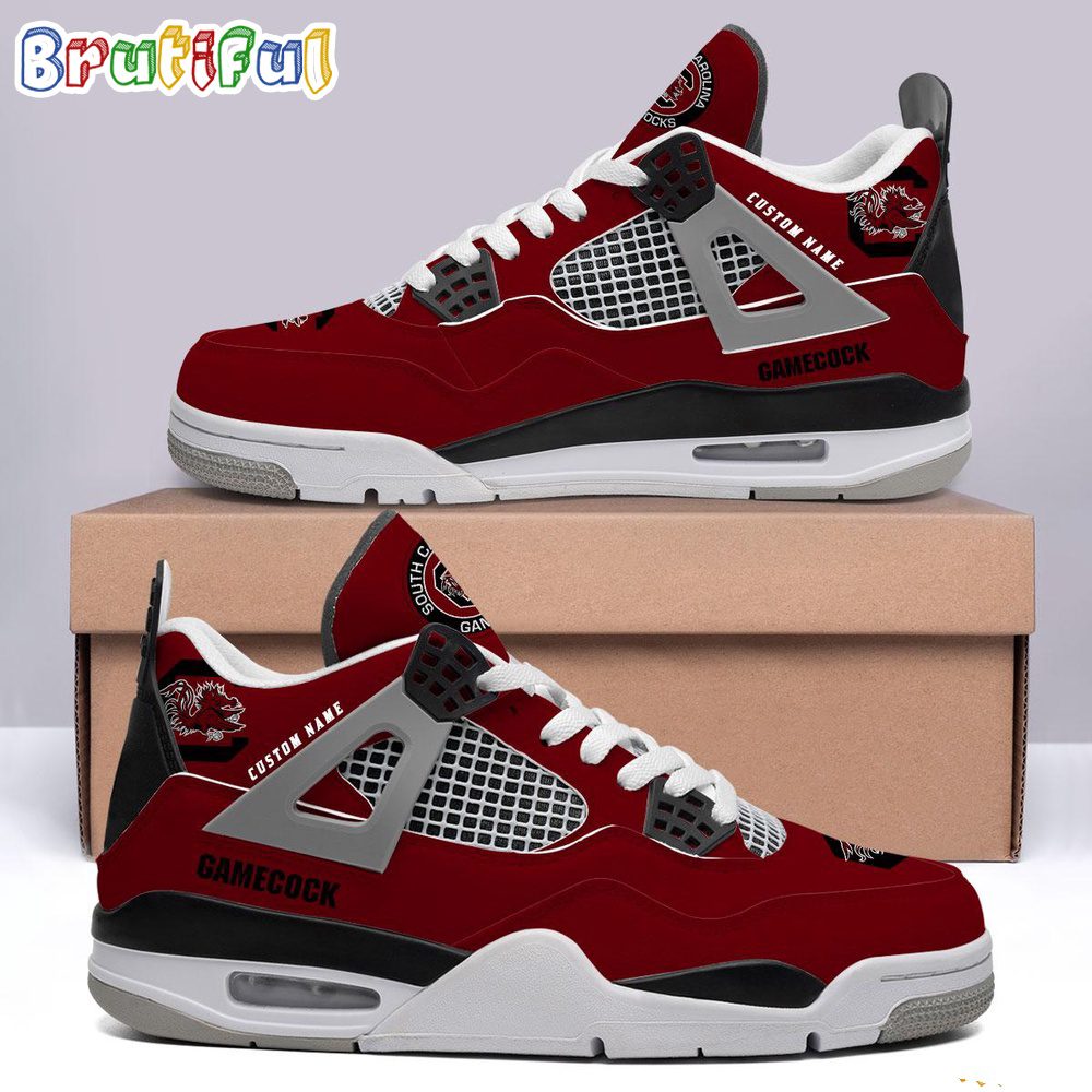 JWFancy South Carolina Gamecocks AJ4 Sneakers Shoes For Men And Women