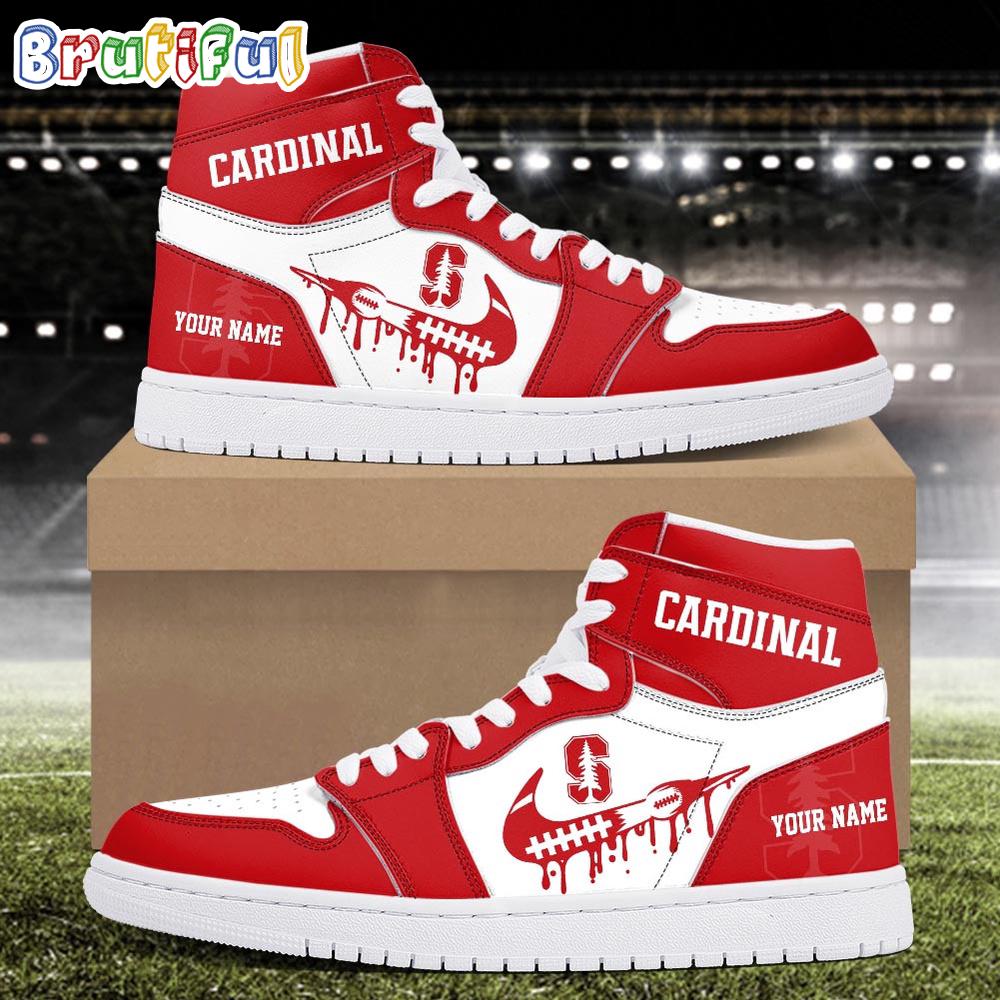 JWFancy Stanford Cardinal AJ1 High Sneakers Shoes For Men And Women