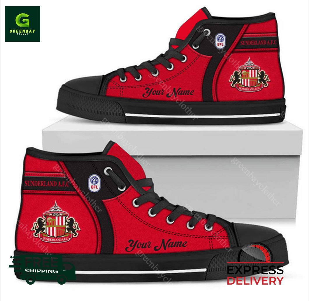JWFancy Sunderland High Top Canvas Sneakers Shoes For Men And Women