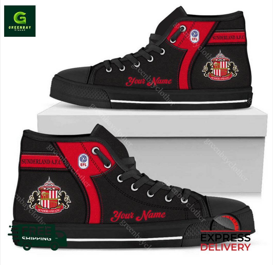 JWFancy Sunderland High Top Canvas Sneakers Shoes For Men And Women