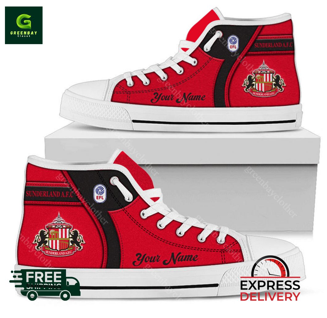 JWFancy Sunderland High Top Canvas Sneakers Shoes For Men And Women