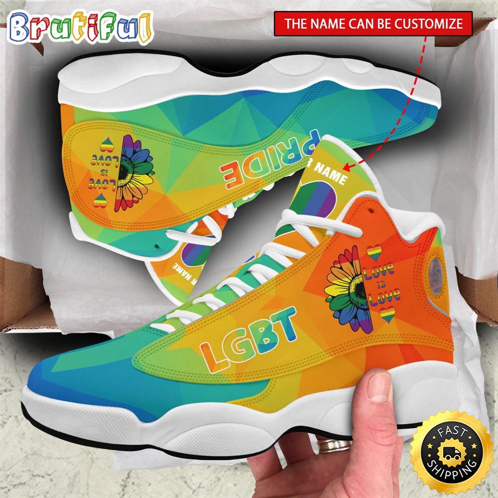 JWFancy Sunflowers AJ13 Sneakers Shoes For Men And Women