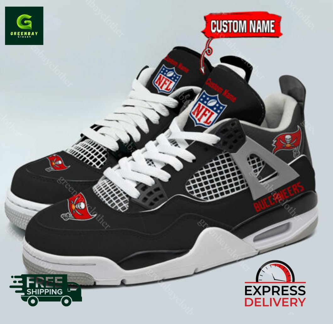 JWFancy Tampa Bay Buccaneers AJ4 Sneakers Shoes For Men And Women