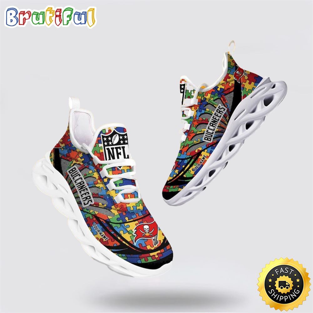 JWFancy Tampa Bay Buccaneers Max Soul Shoes Sneakers For Men And Women