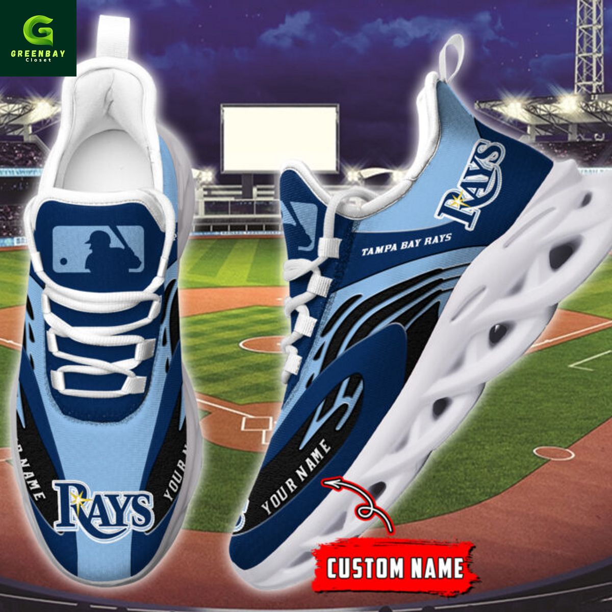 JWFancy Tampa Bay Rays Max Soul Shoes Sneakers For Men And Women