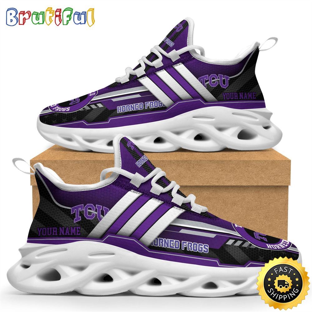 JWFancy TCU Horned Frogs Max Soul Shoes Sneakers For Men And Women