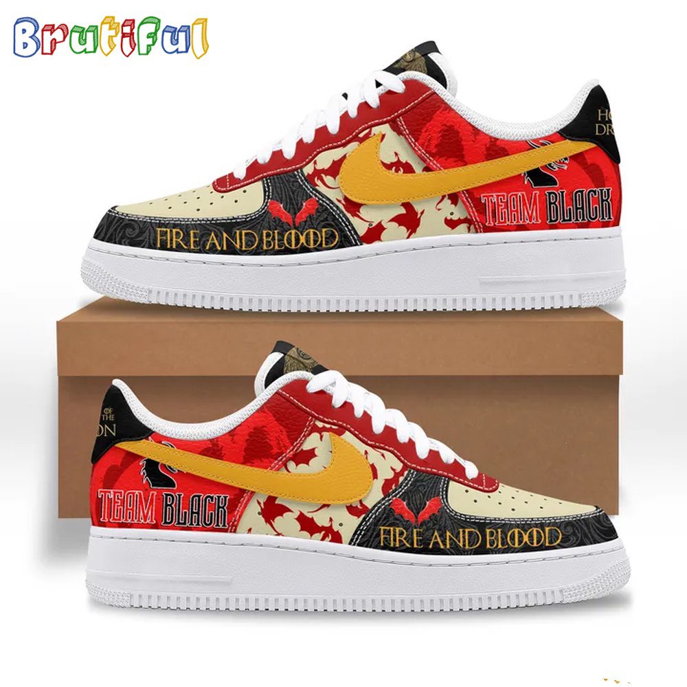JWFancy Team Black Air Low-Top Sneakers Shoes For Men And Women