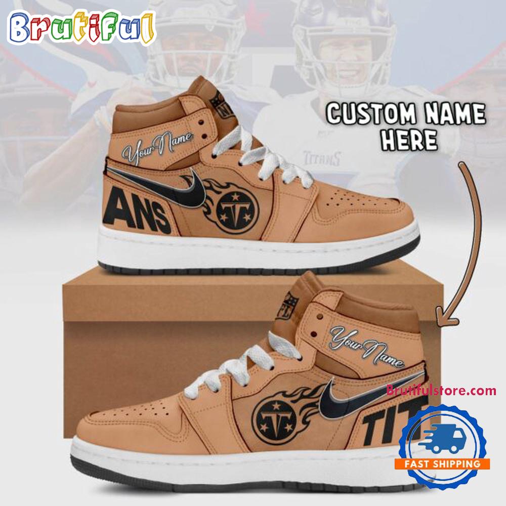 JWFancy Tennessee Titans AJ1 High Sneakers Shoes For Men And Women