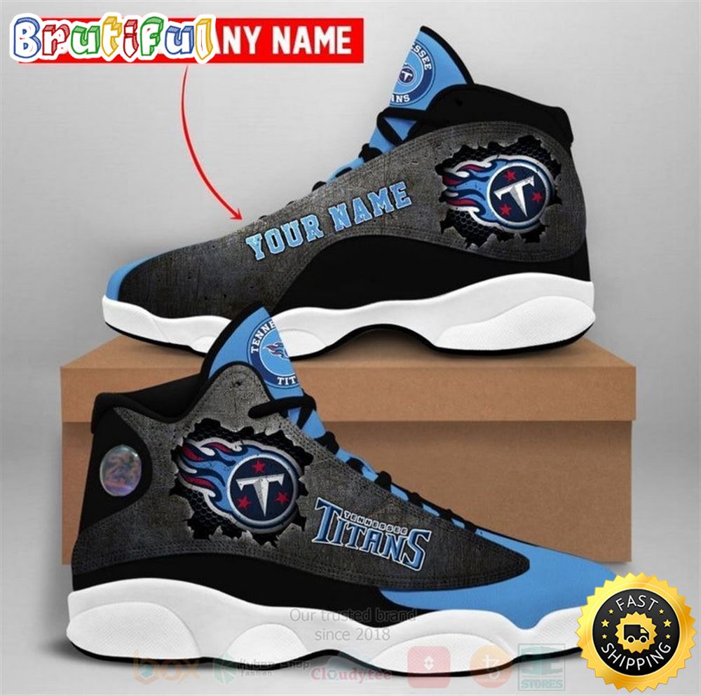 JWFancy Tennessee Titans AJ13 Sneakers Shoes For Men And Women