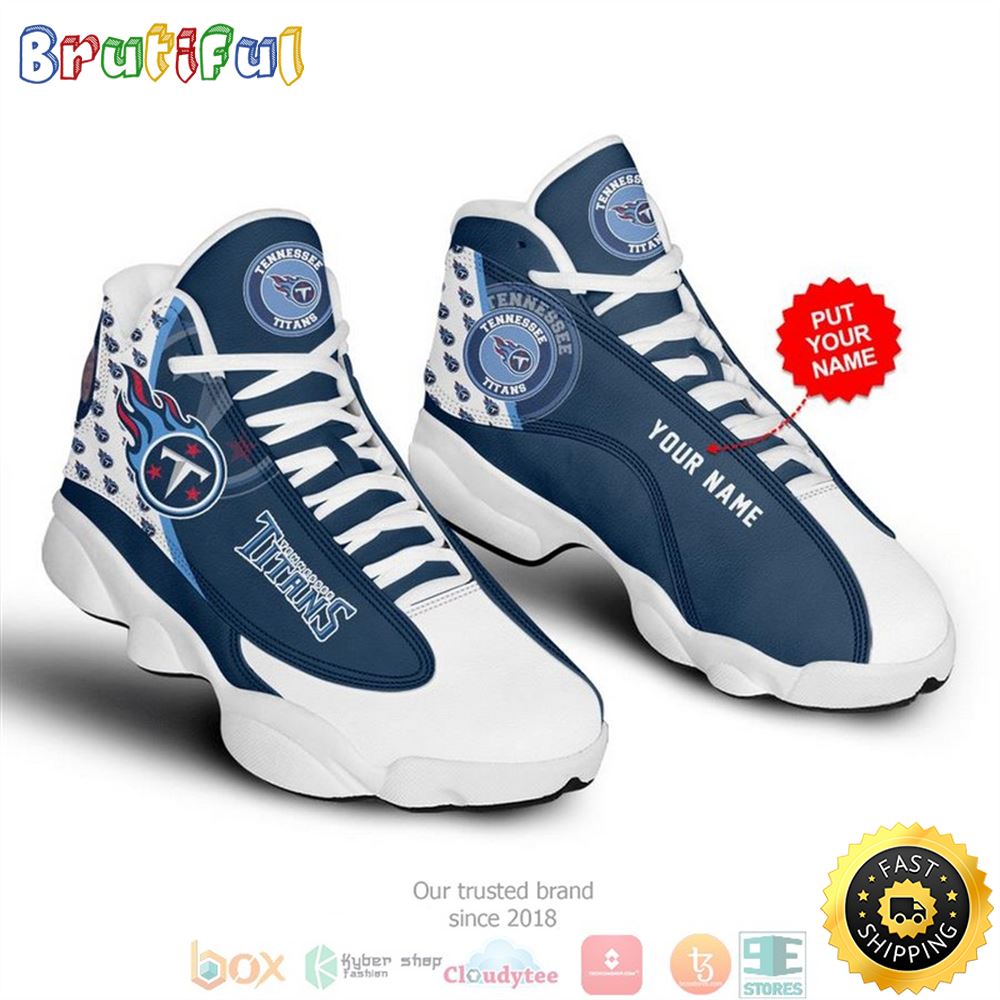 JWFancy Tennessee Titans AJ13 Sneakers Shoes For Men And Women