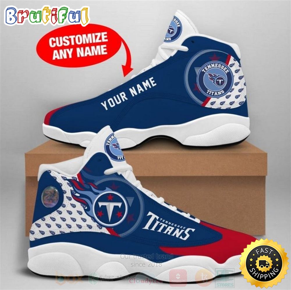 JWFancy Tennessee Titans AJ13 Sneakers Shoes For Men And Women