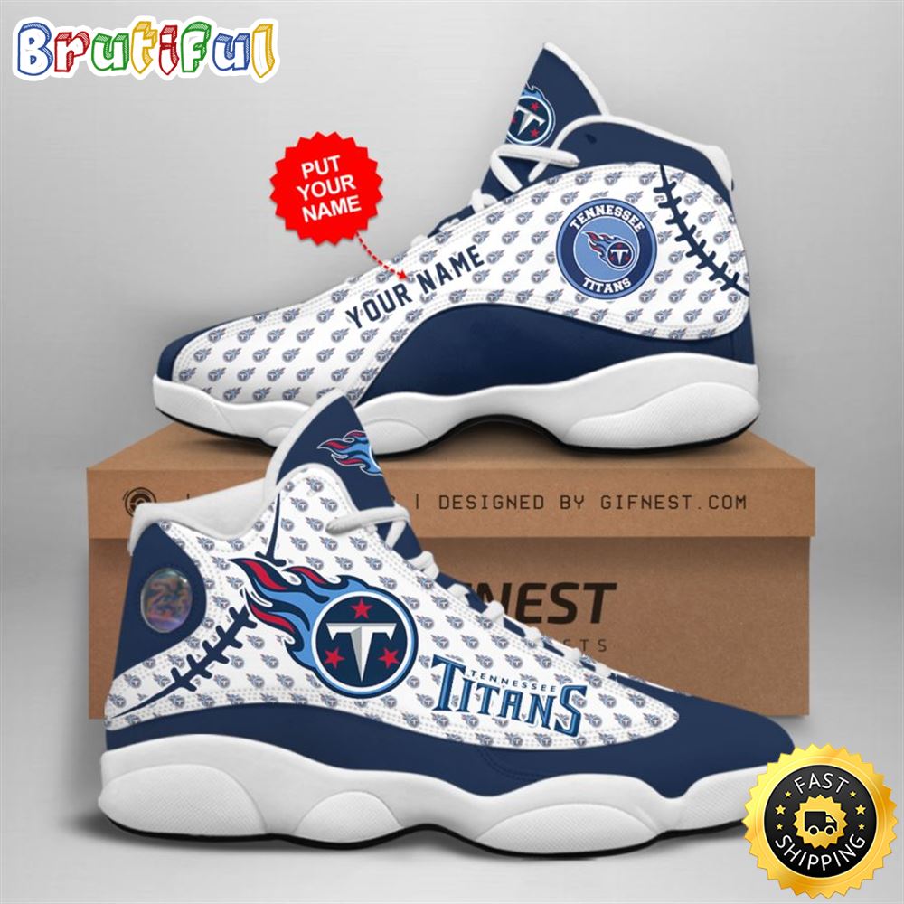 JWFancy Tennessee Titans AJ13 Sneakers Shoes For Men And Women
