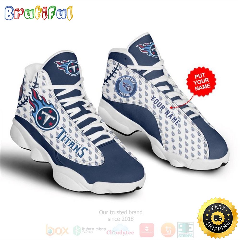 JWFancy Tennessee Titans AJ13 Sneakers Shoes For Men And Women